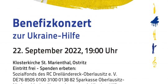 Benefizkonzert zur Ukraine-Hilfe Benefizkonzert zur Ukraine-Hilfe